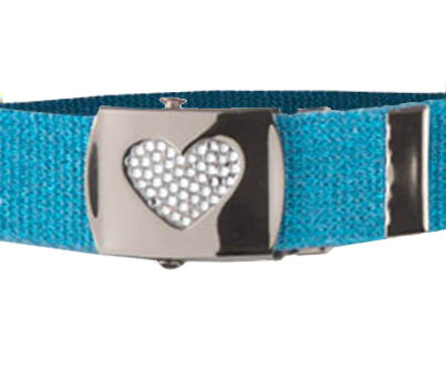 Blue Bling Heart - Click Image to Close
